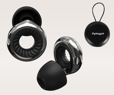 FlyHugz® Noise Reducing Travel Earplugs 2.0