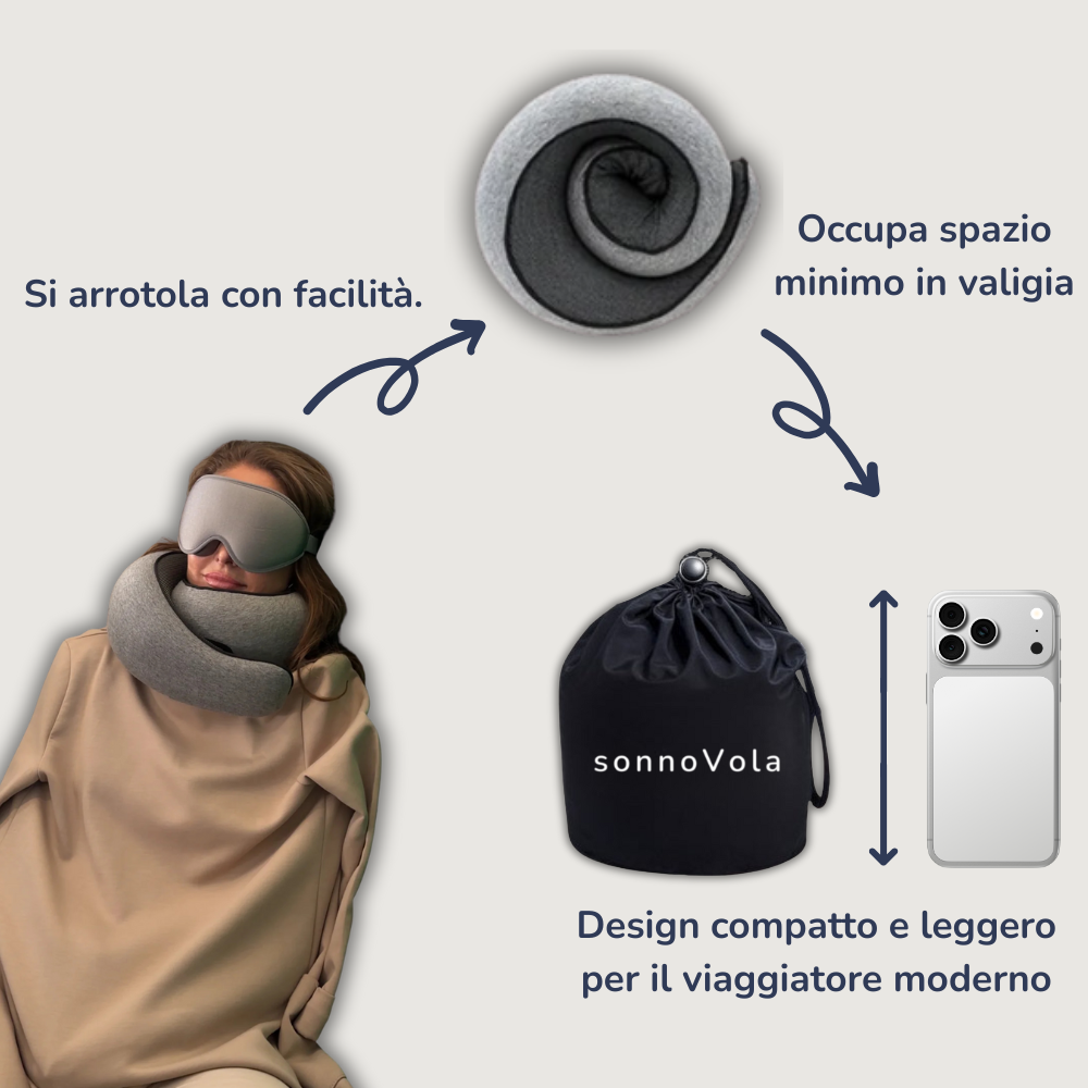 sonnoVola® Cuscino Da Viaggio